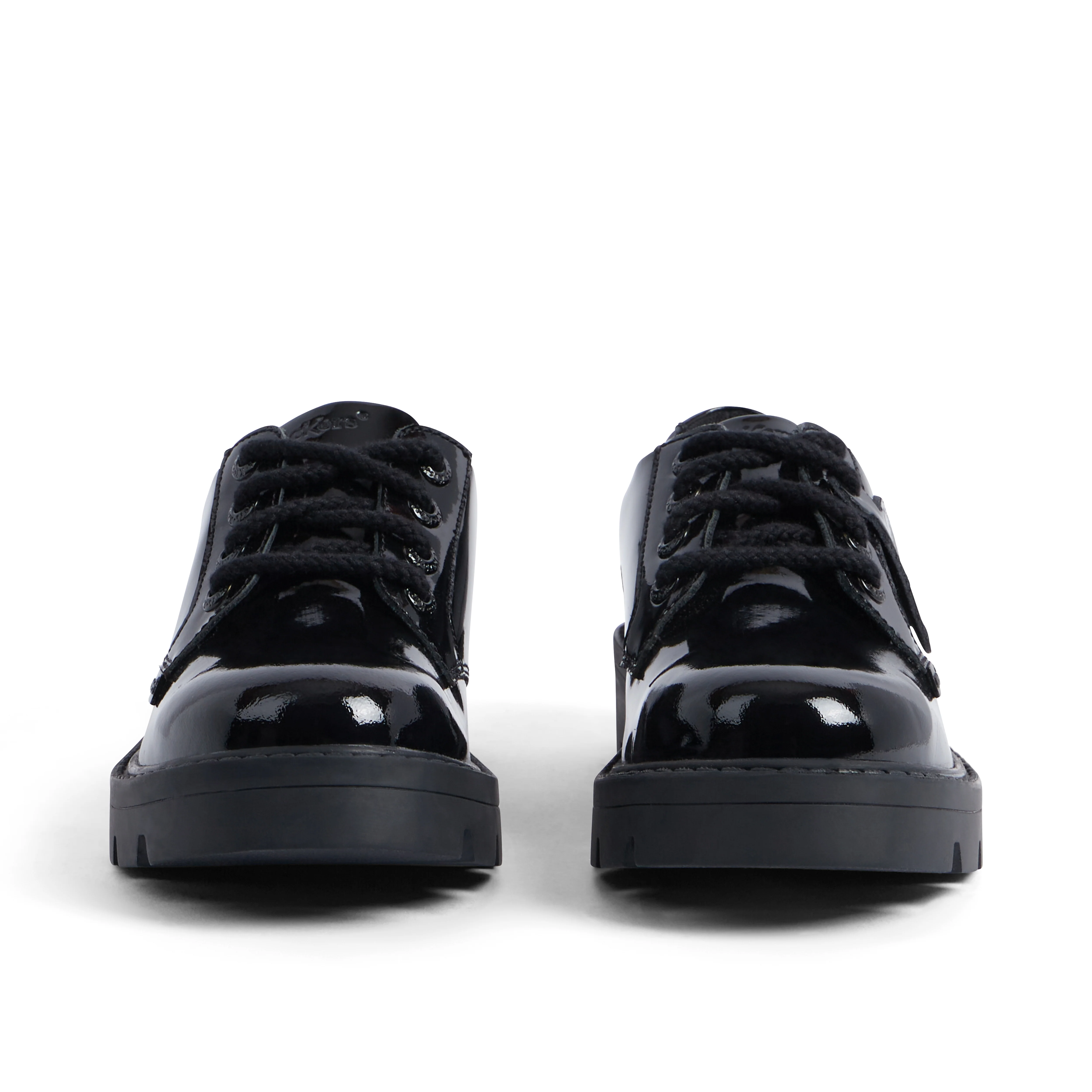 Junior Girls Kori Lace Patent Leather Black - Image 2