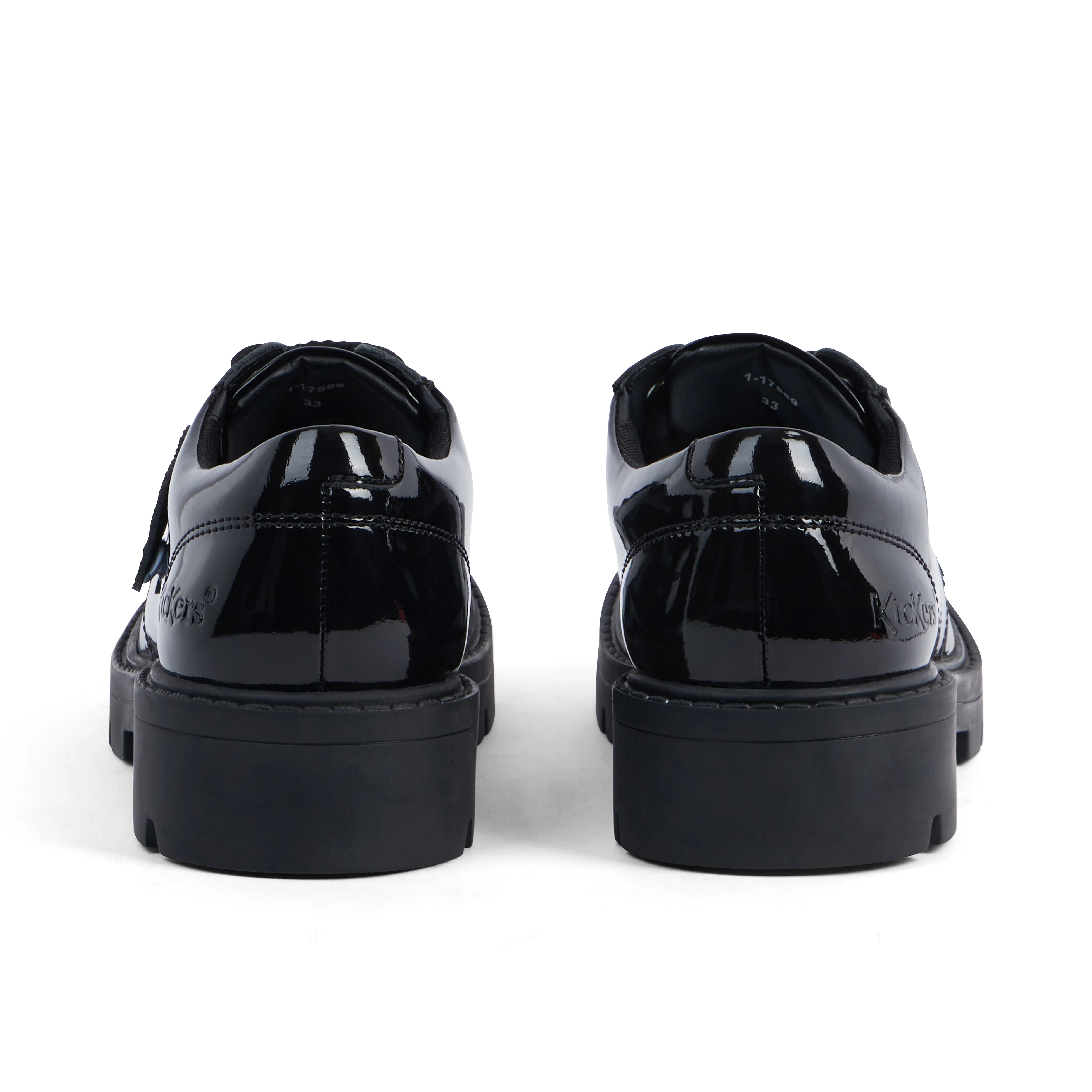 Junior Girls Kori Lace Patent Leather Black - Image 5
