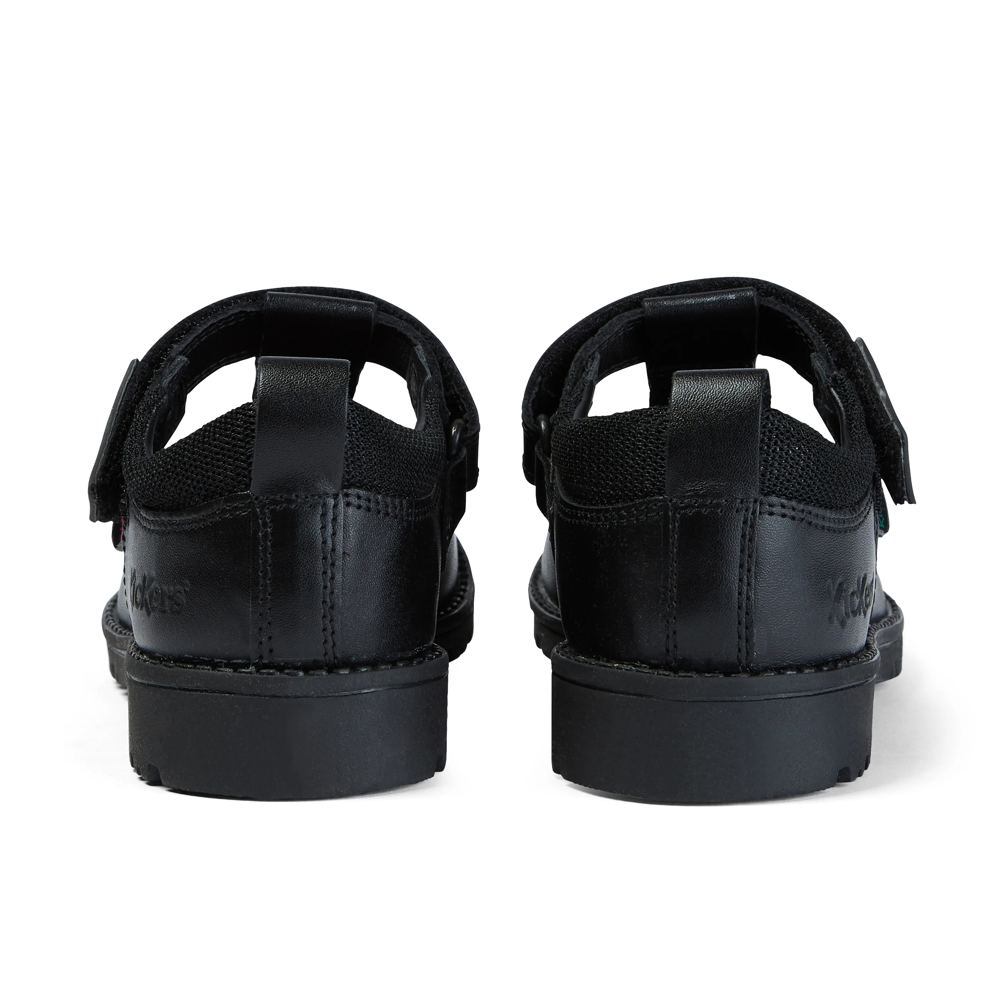 Junior Girls Lachly T-Bar Leather Black - Image 5