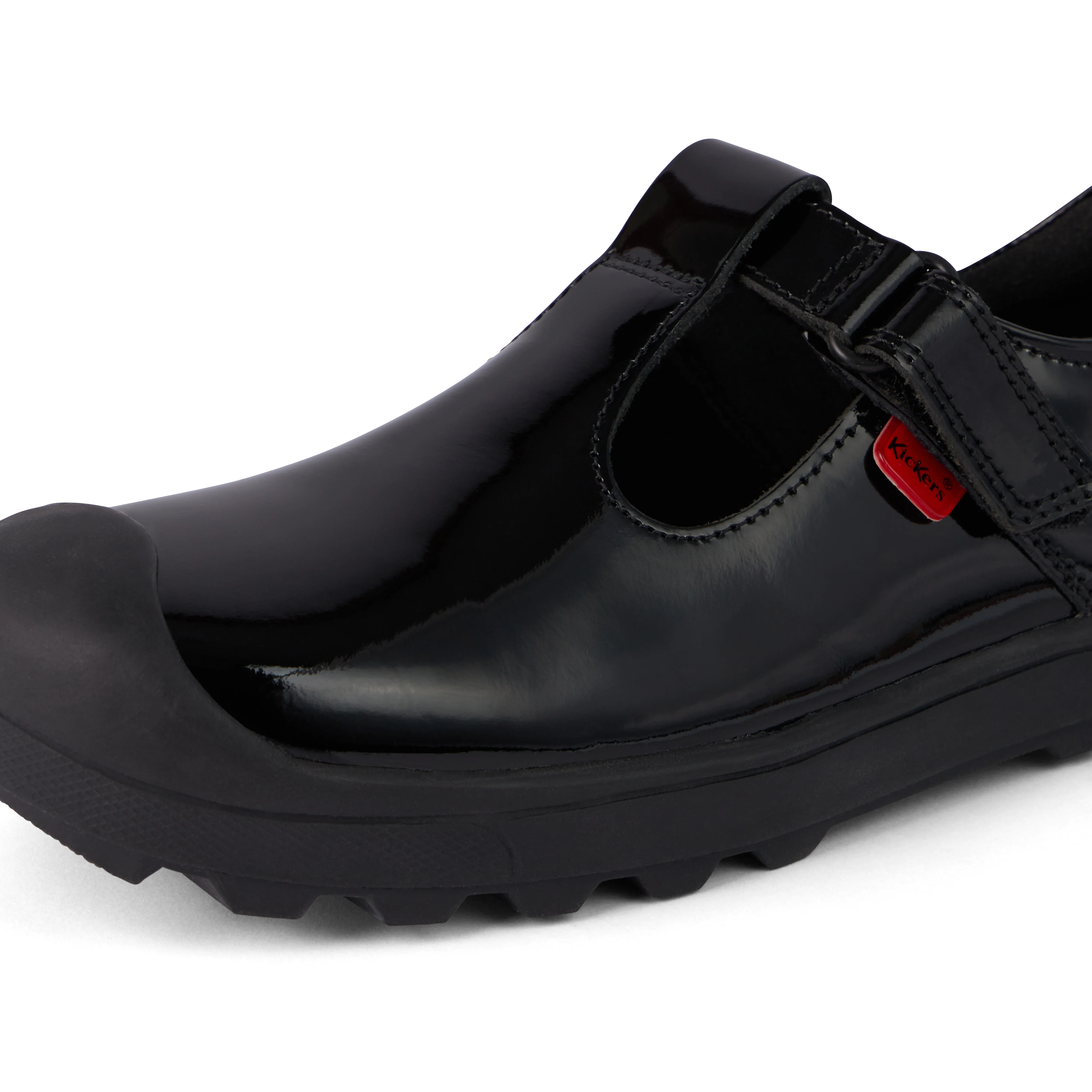 Junior Girls Plunk MJ Leather Black - Image 6