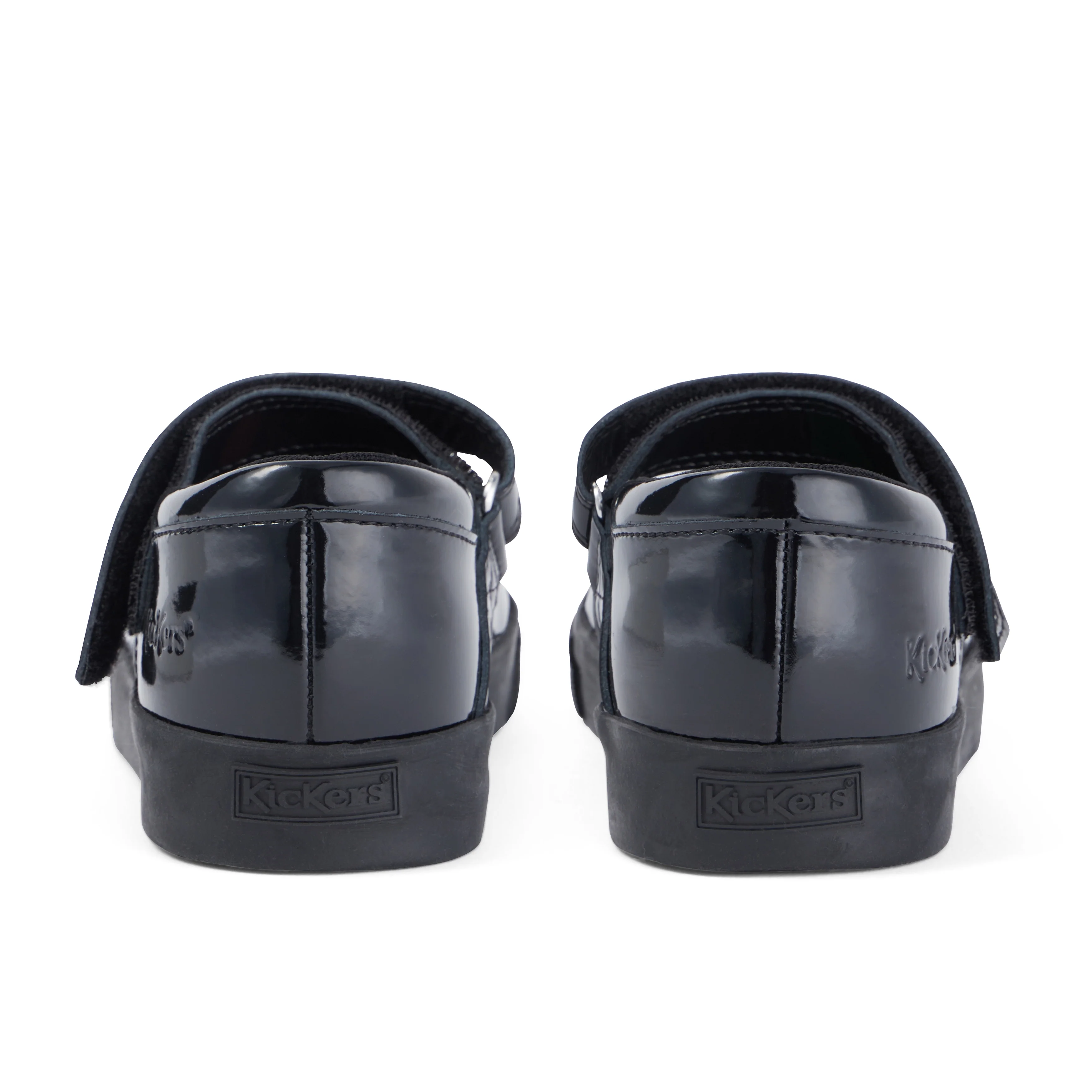 Junior Girls Tovni Brogue MJ Patent Leather Black - Image 5