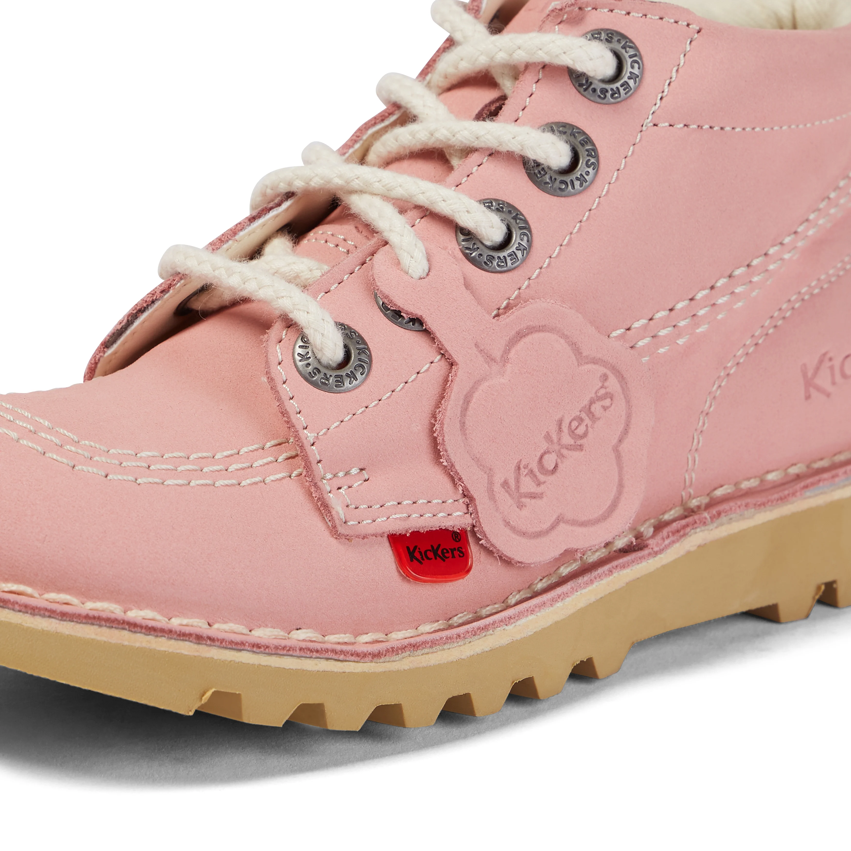 Junior Unisex Kick Hi Zip Nubuck Light pink - Image 6