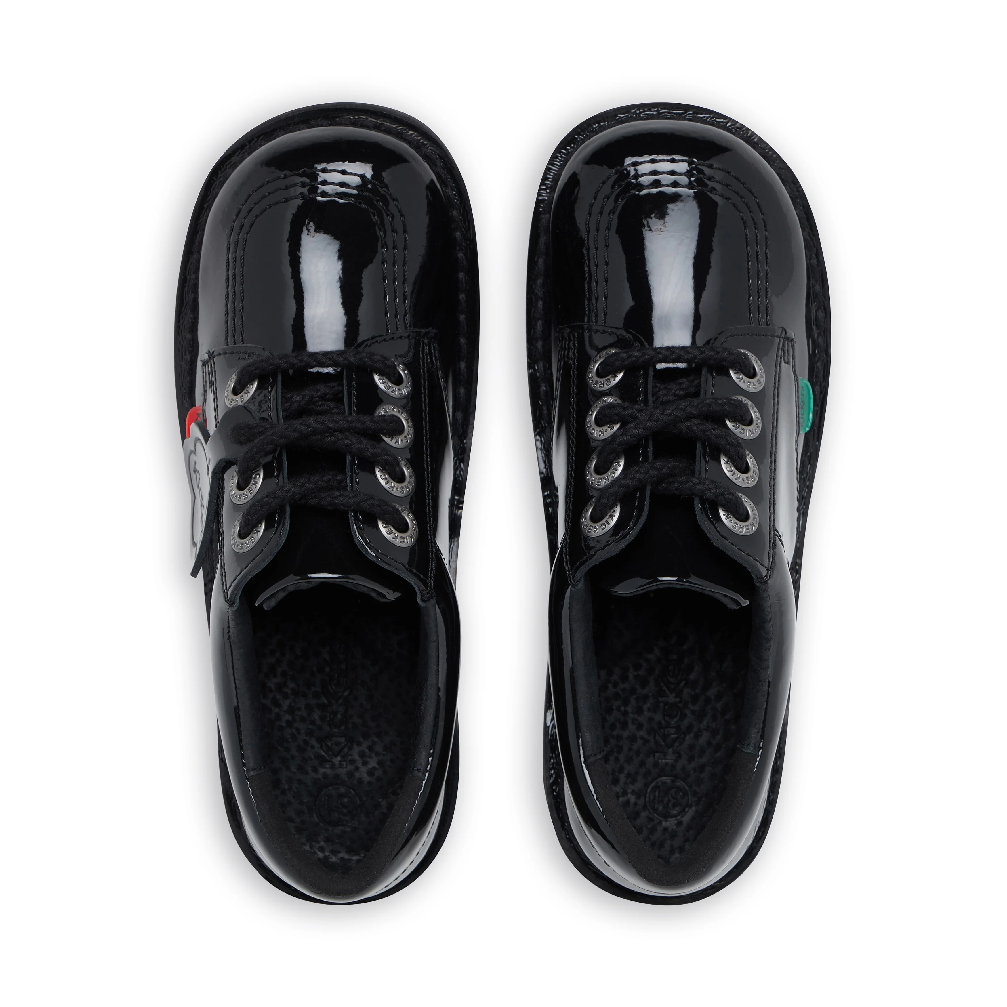 Junior Unisex Kick Lo Patent Leather Black - Image 4