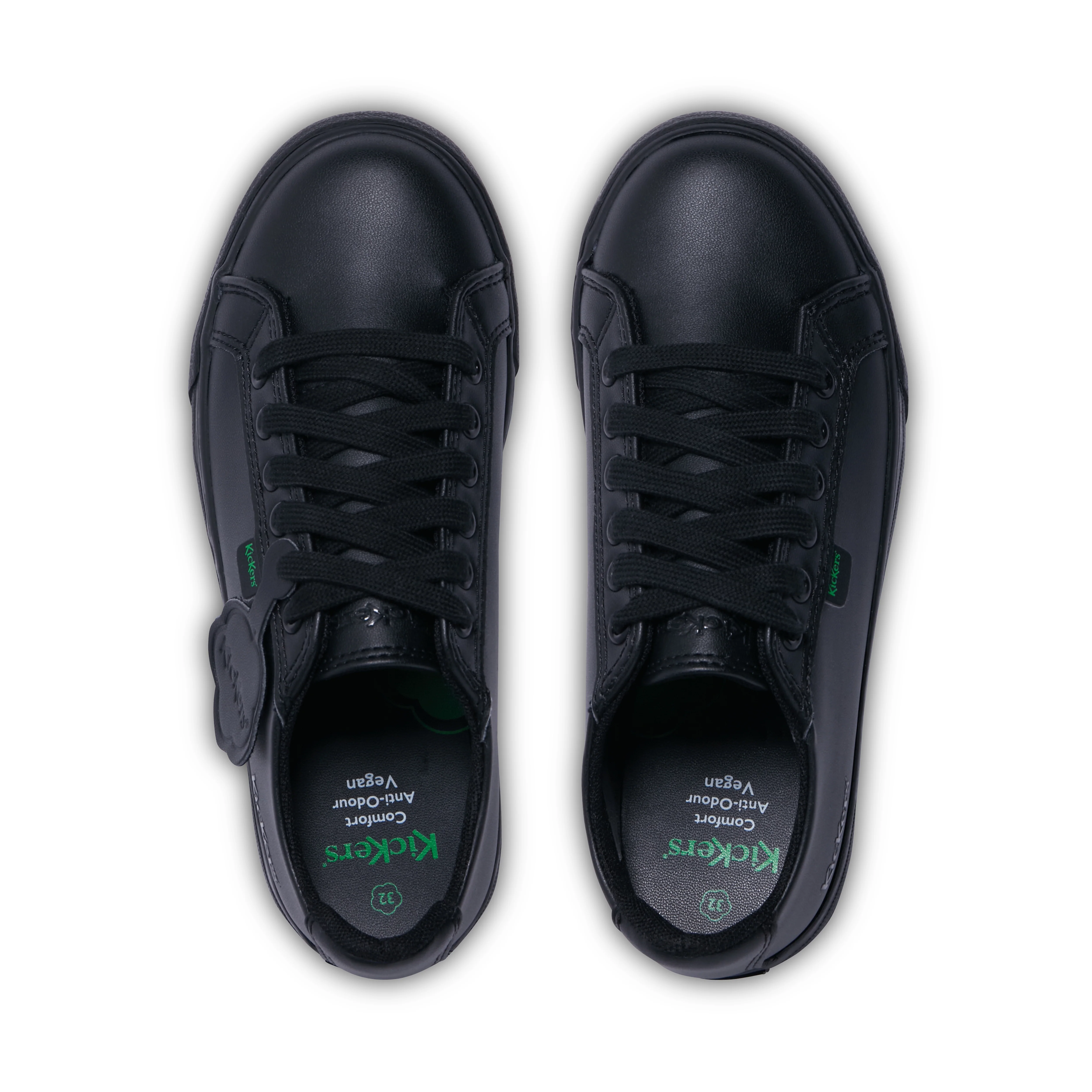 Junior Unisex Tovni Lacer Leather Alternative Black - Image 4