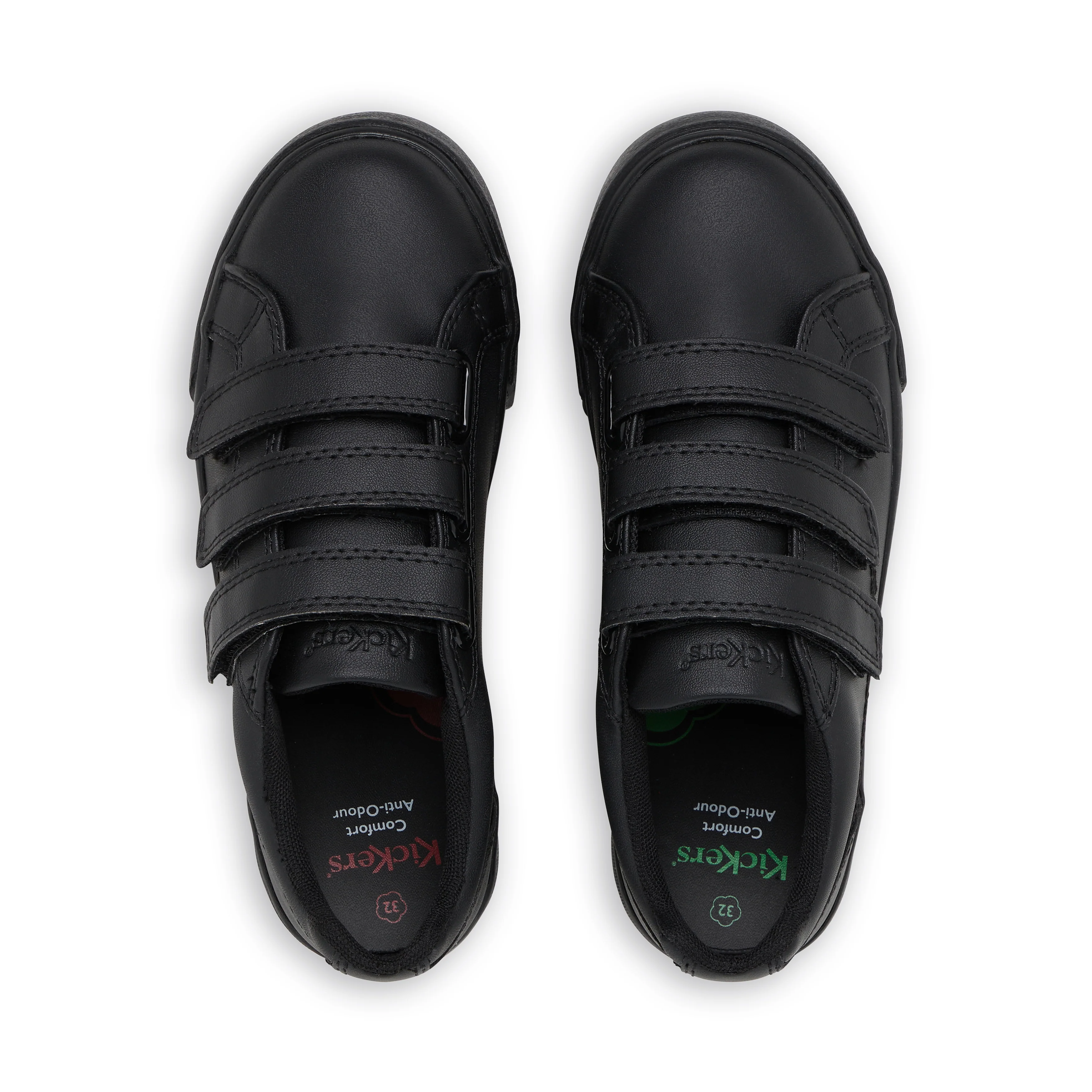 Junior Unisex Tovni Trip Leather Black - Image 4
