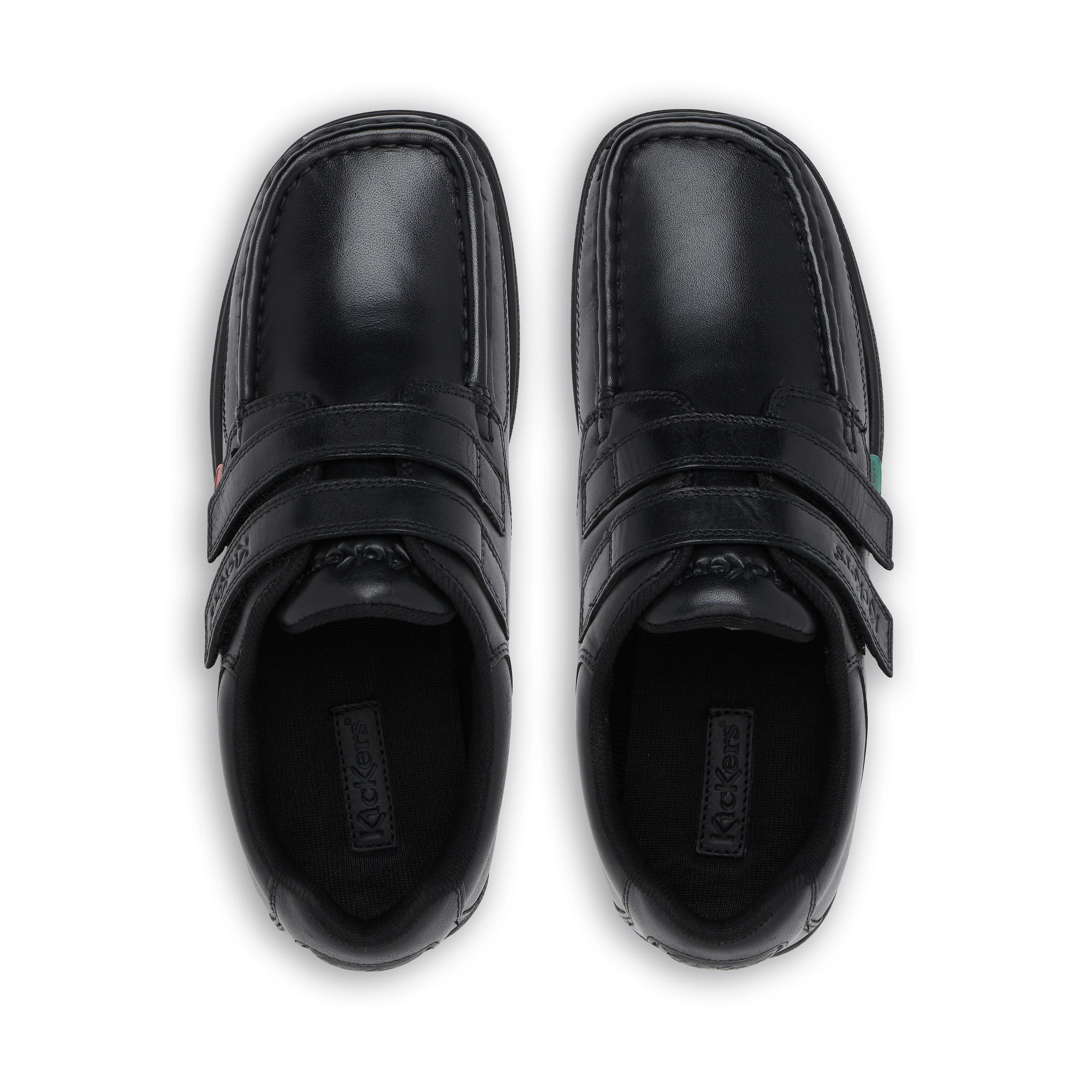 Youth Mens Fragma Moc Twin Vel Leather Black - Image 4