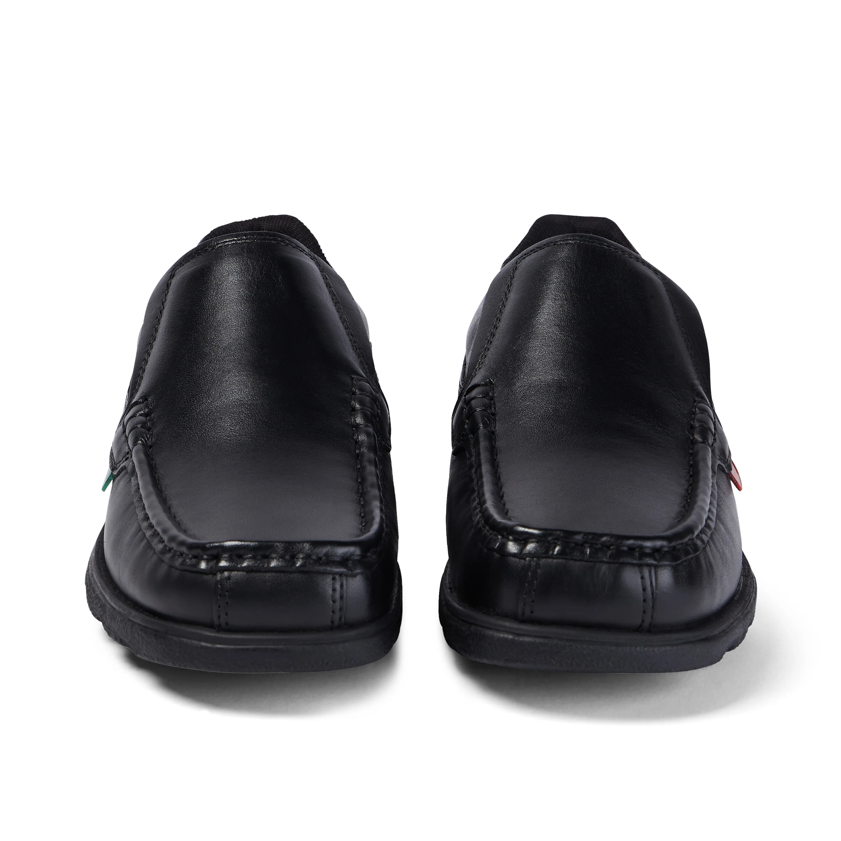 Youth Mens Fragma Slip Leather Black - Image 2