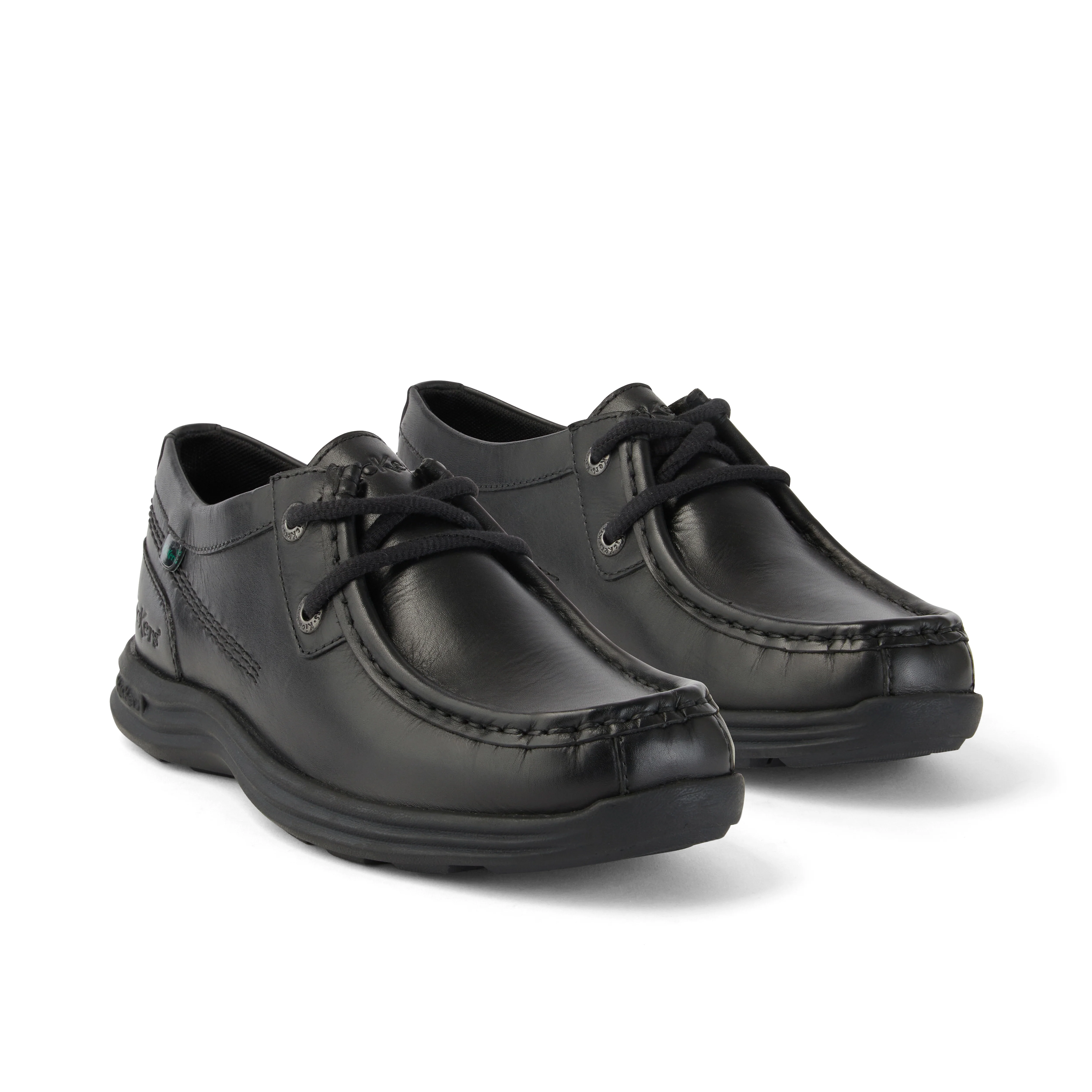Youth Mens Reasan Moc Leather Black - Image 3