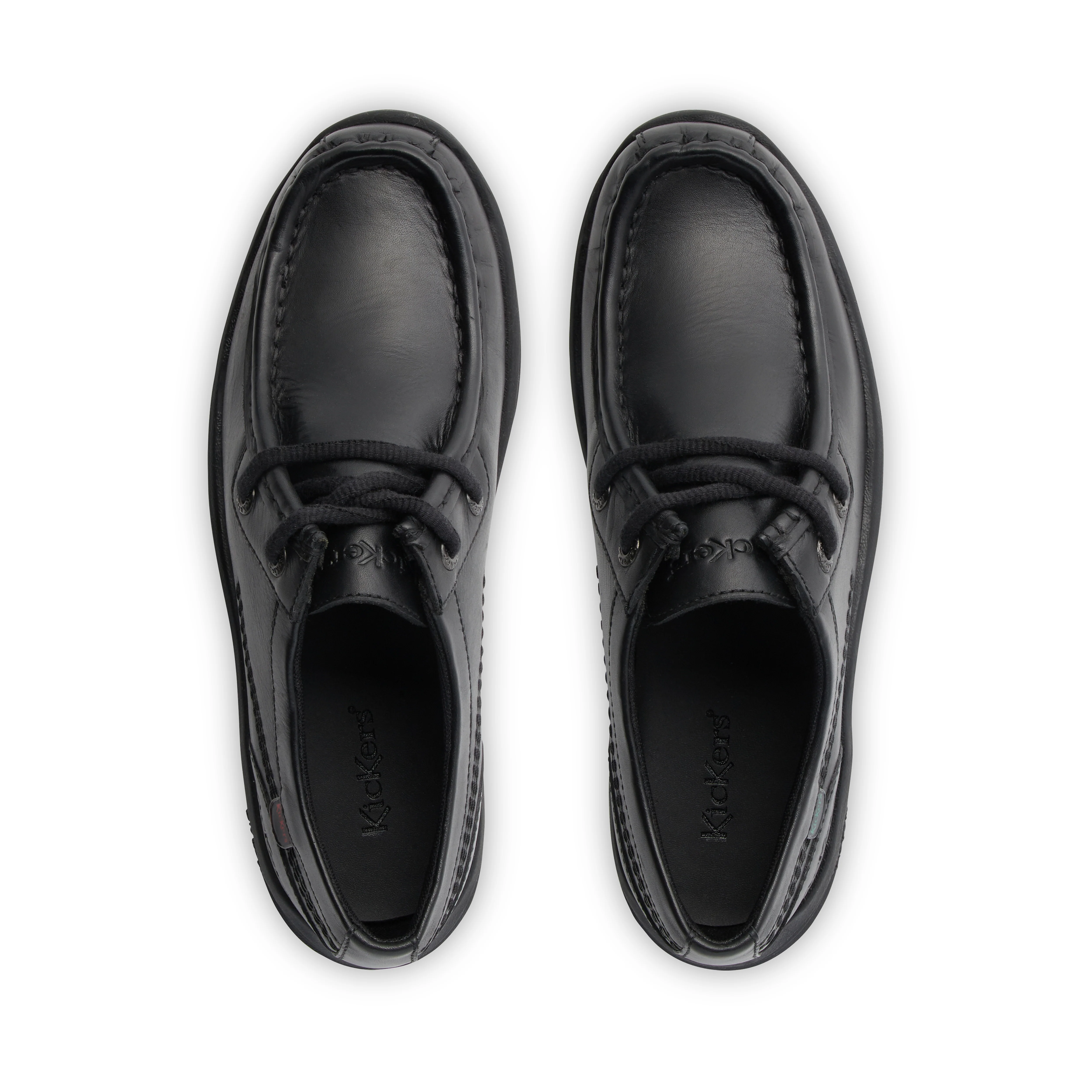 Youth Mens Reasan Moc Leather Black - Image 4