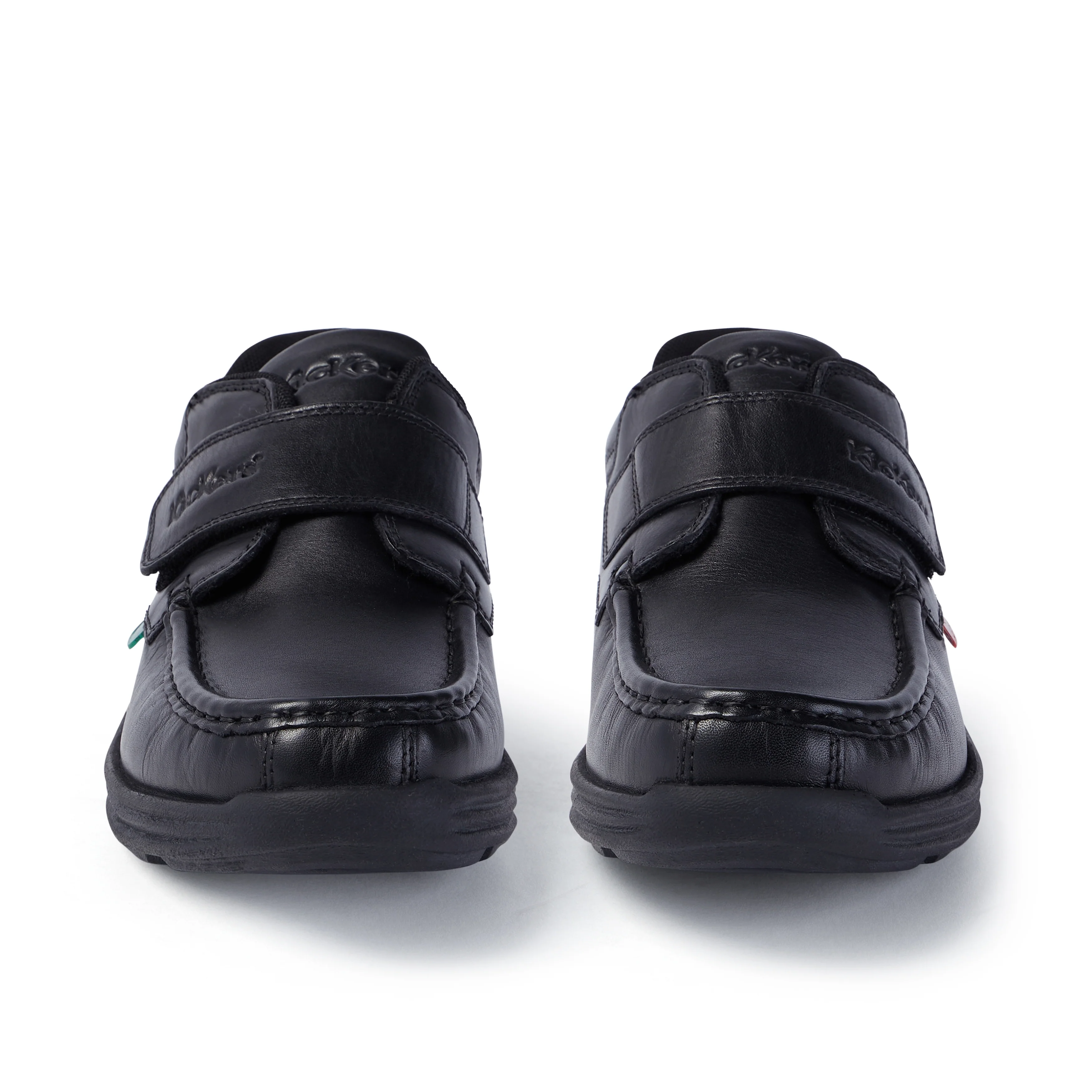 Youth Mens Reasan Strap Leather Black - Image 2