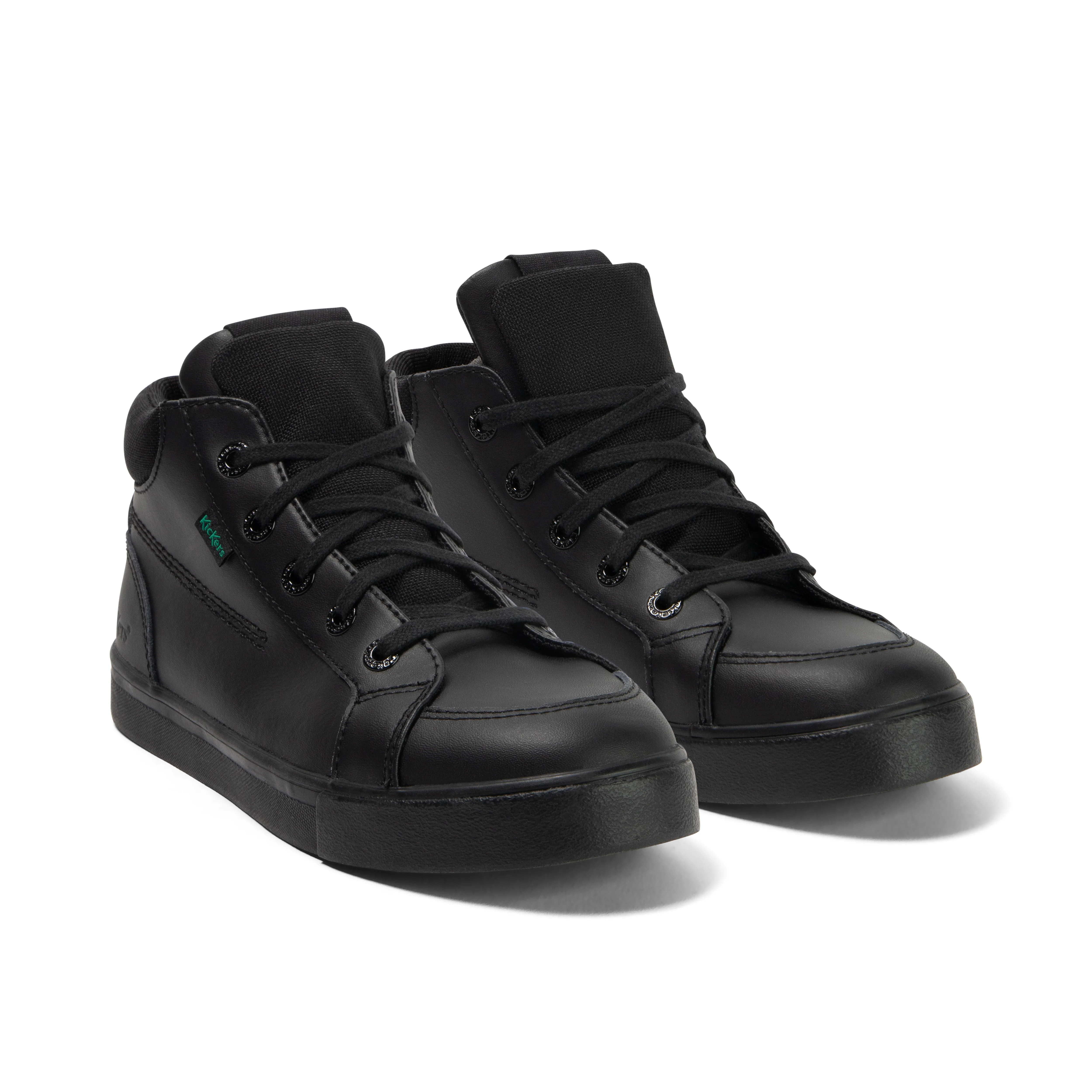 Youth Mens Tovni Hi Double Tongue Leather Black - Image 3