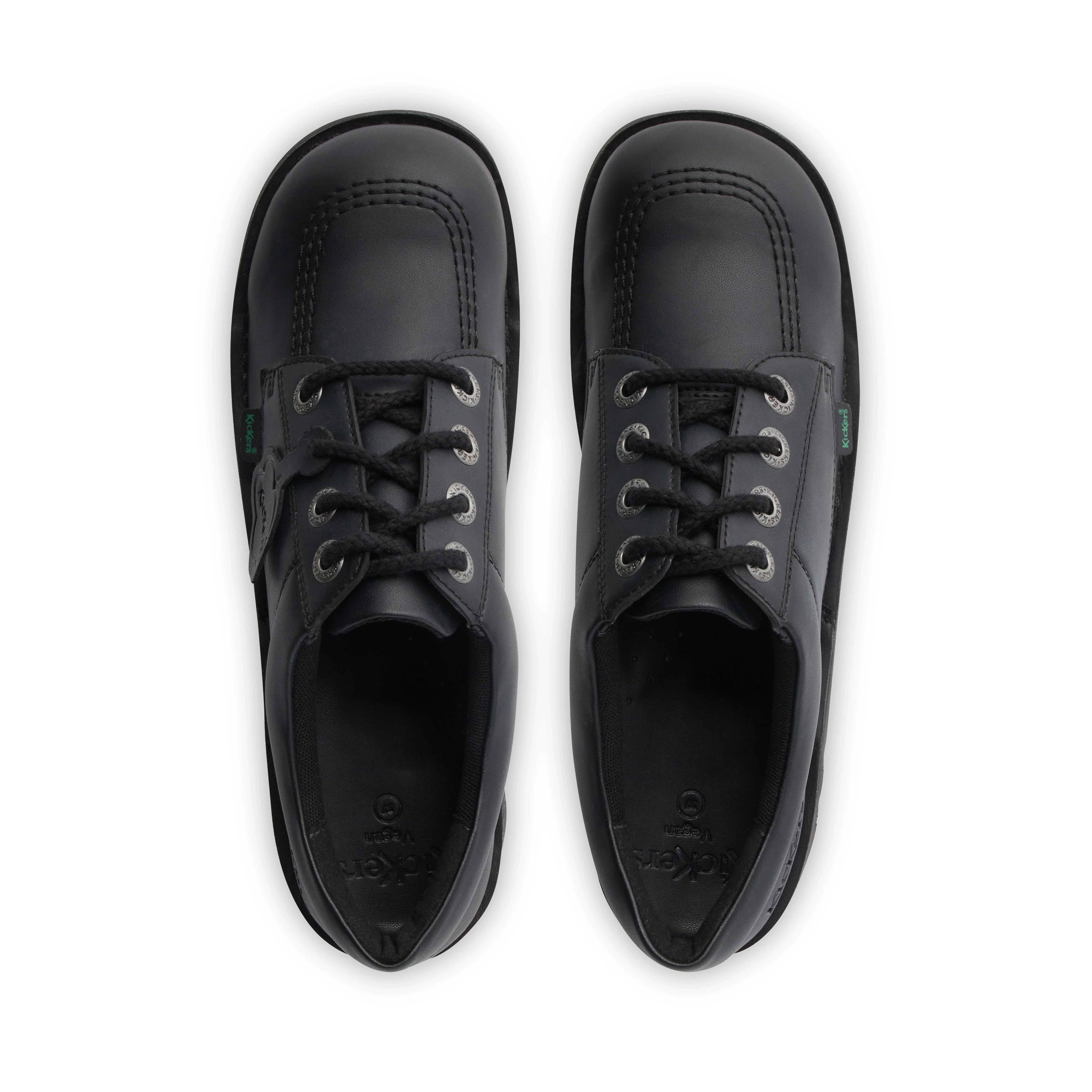 Youth Unisex Kick Lo Leather Alternative Black - Image 4
