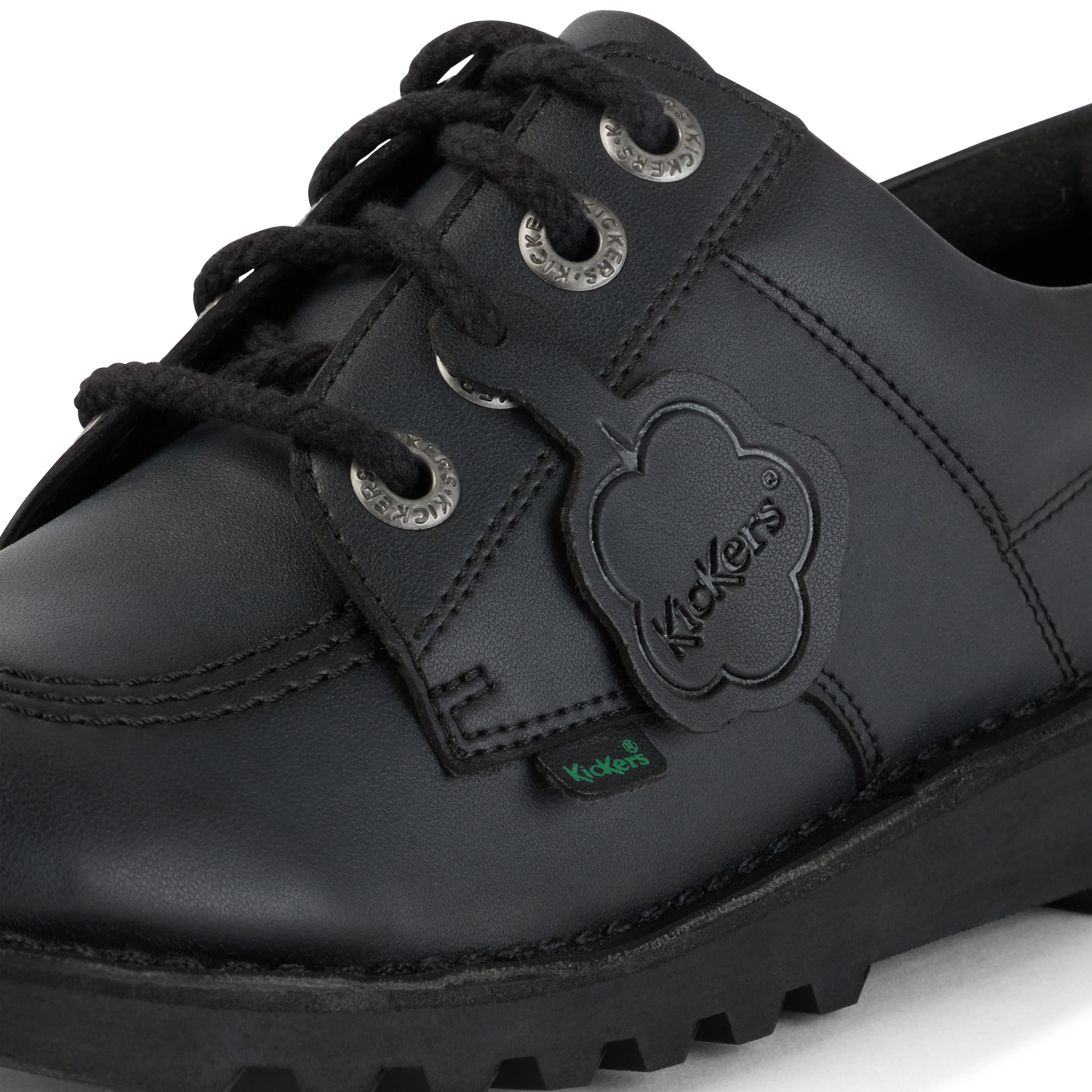 Youth Unisex Kick Lo Leather Alternative Black - Image 6