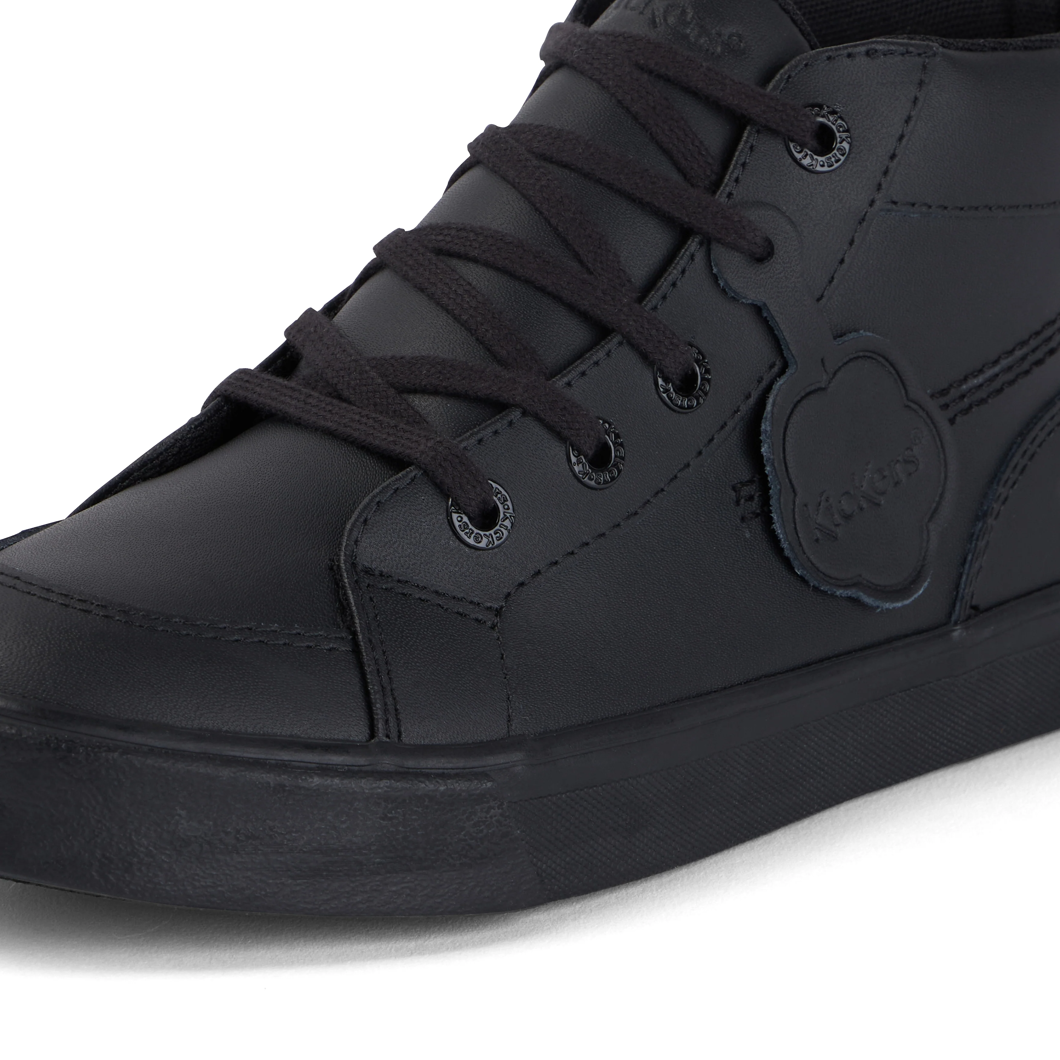 Youth Unisex Tovni Hi Leather Black - Image 6