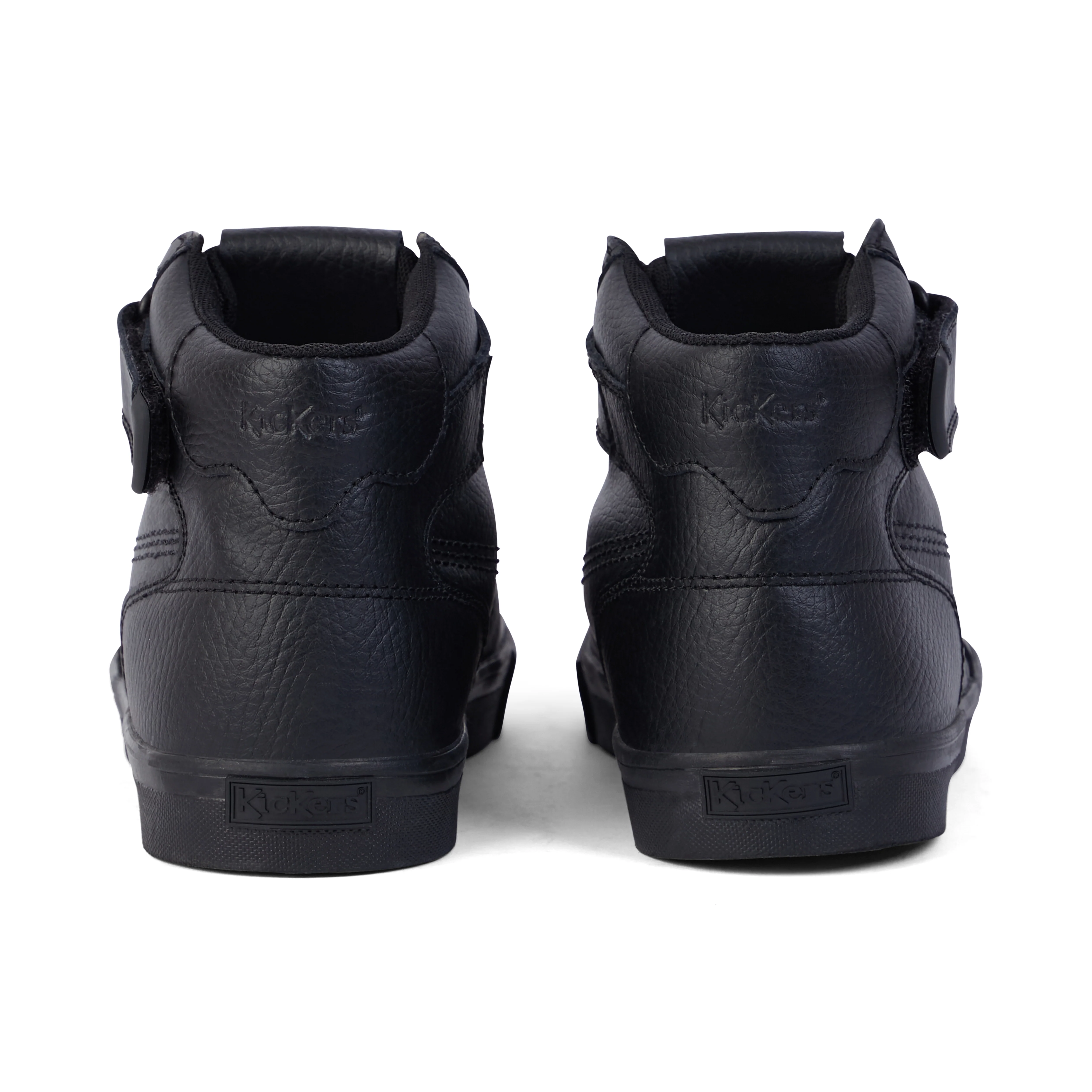 Youth Unisex Tovni Hi Mix Mesh Leather Black - Image 5