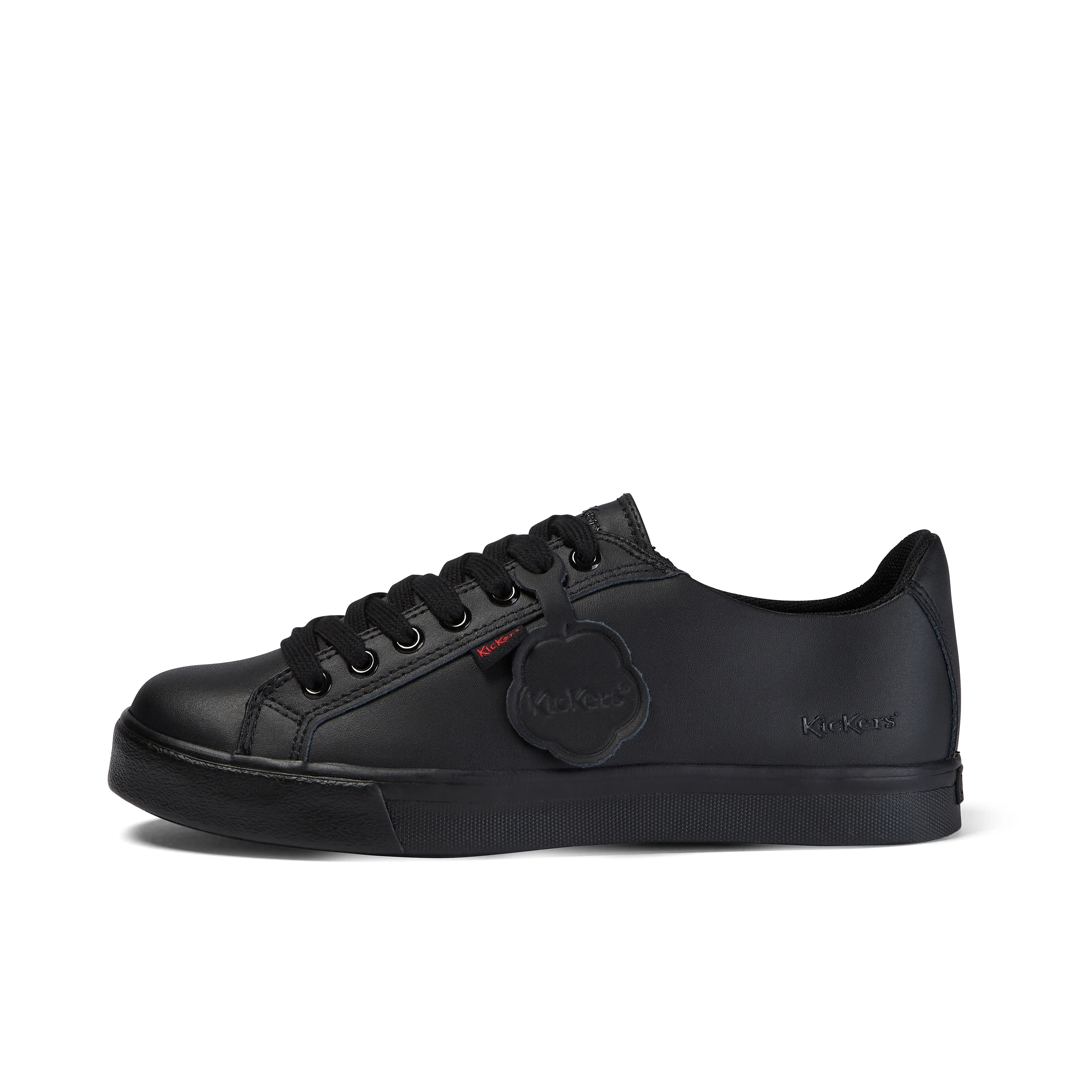 Youth Unisex Tovni Lacer Leather Black