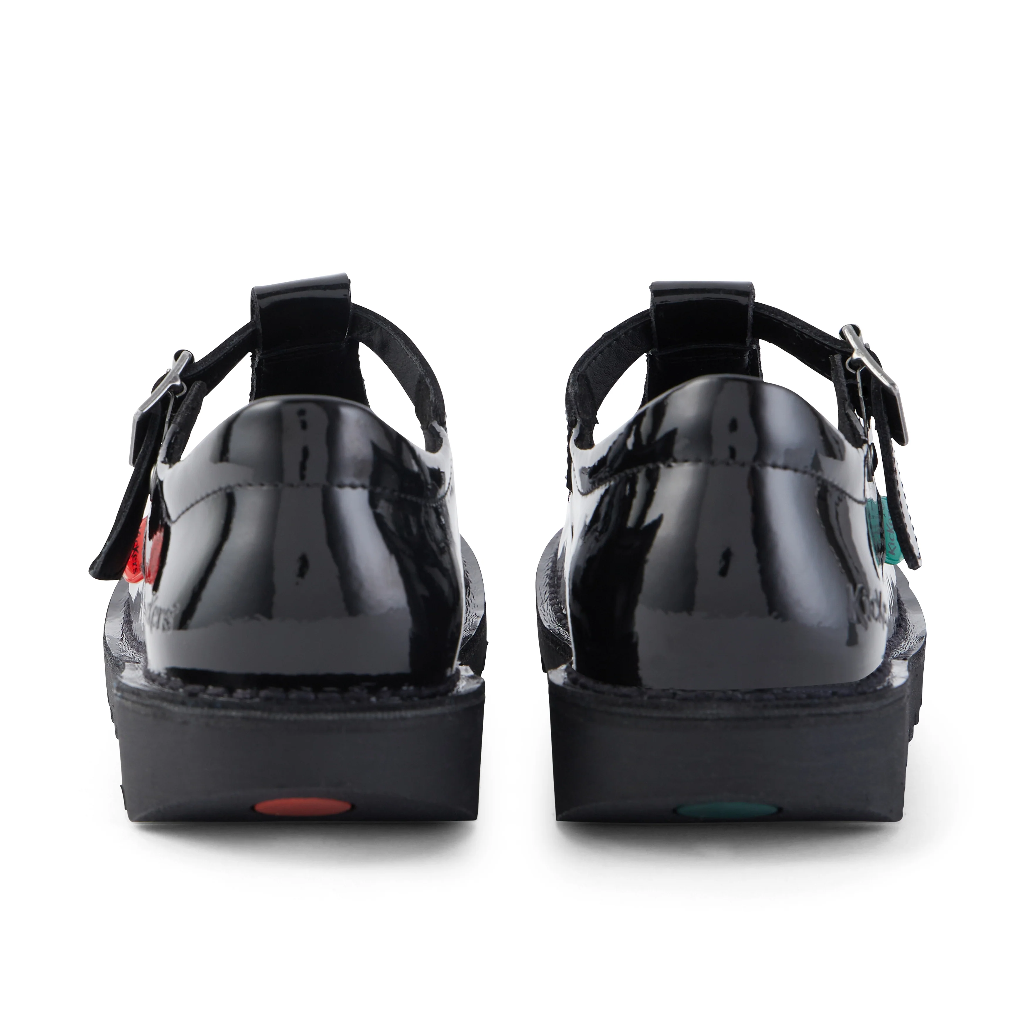 Youth Womens Kick T Bar Patent Leather Black - Image 5