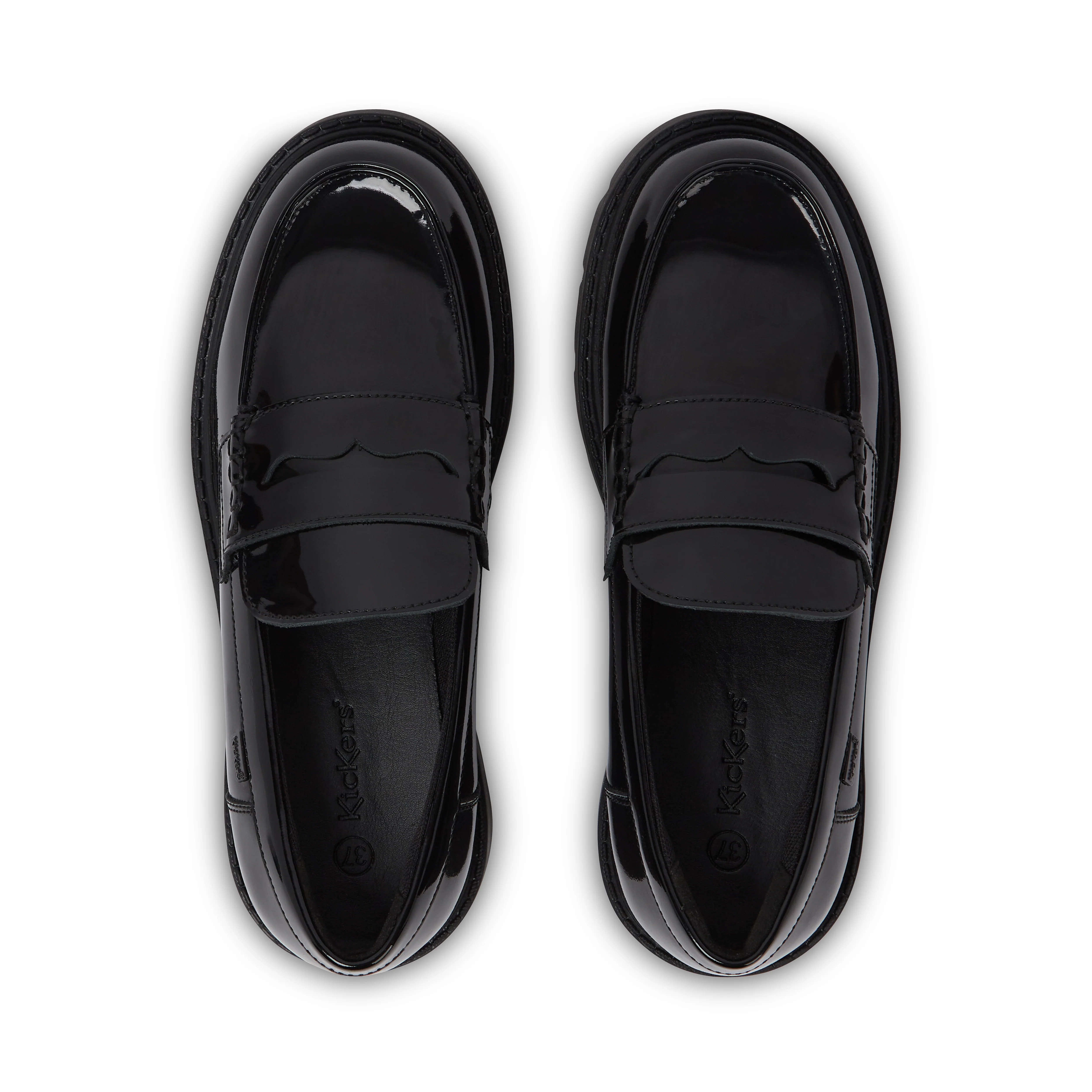 Youth Womens Kori Loafer Patent Leather Black - Image 4