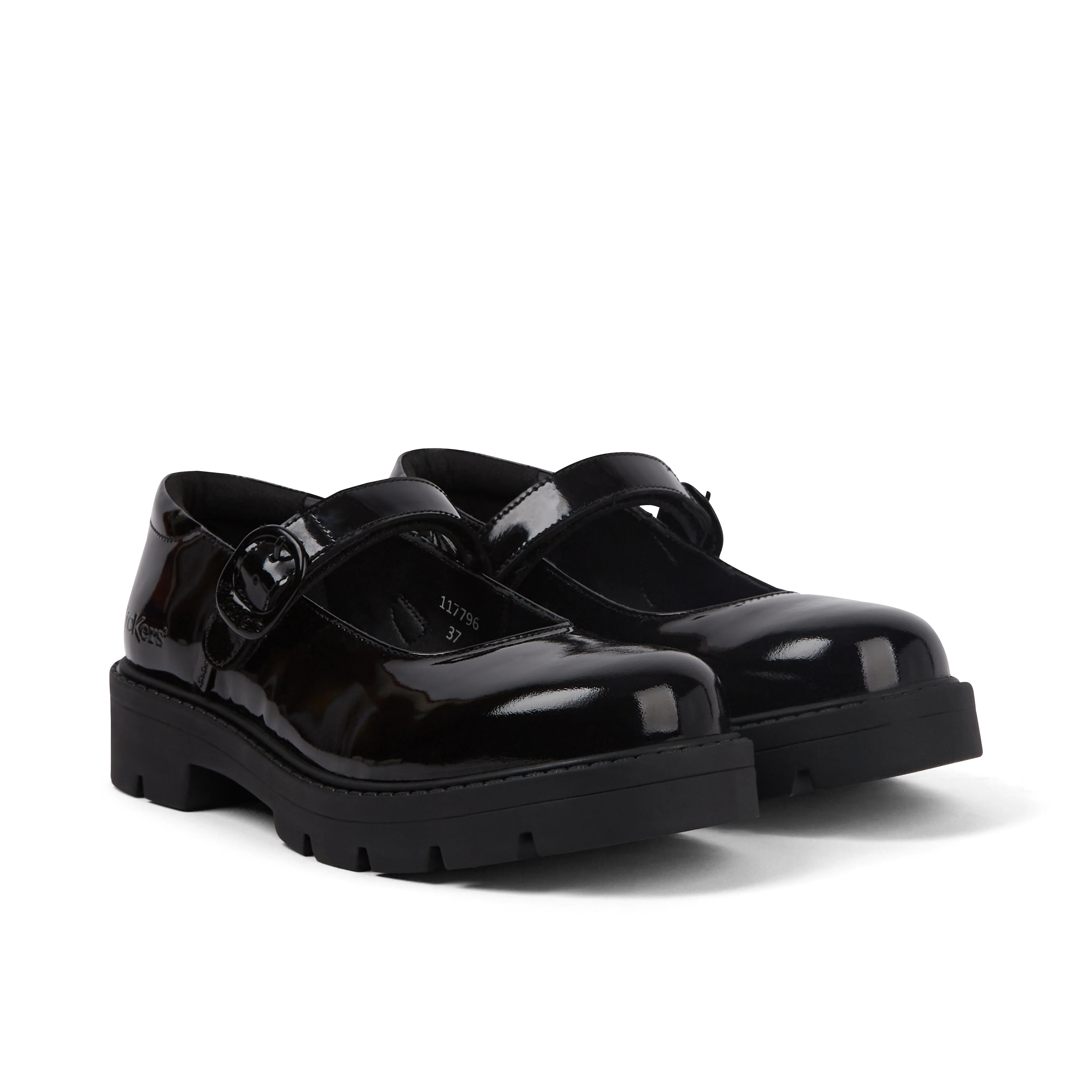 Youth Womens Kori Mj Doll Patent Leather Black - Image 3