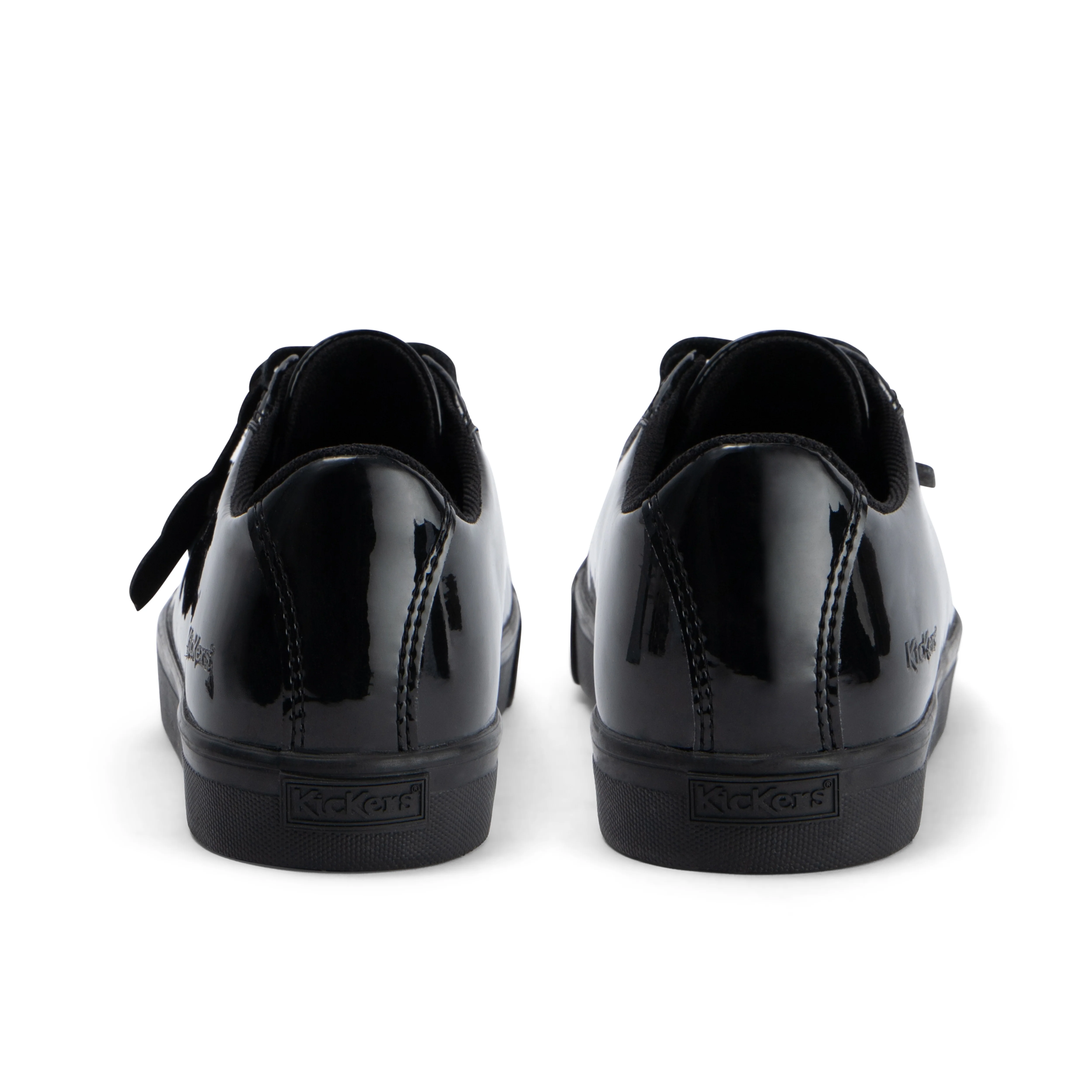 Youth Womens Tovni Lacer Leather Alternative Patent Leather Black - Image 5