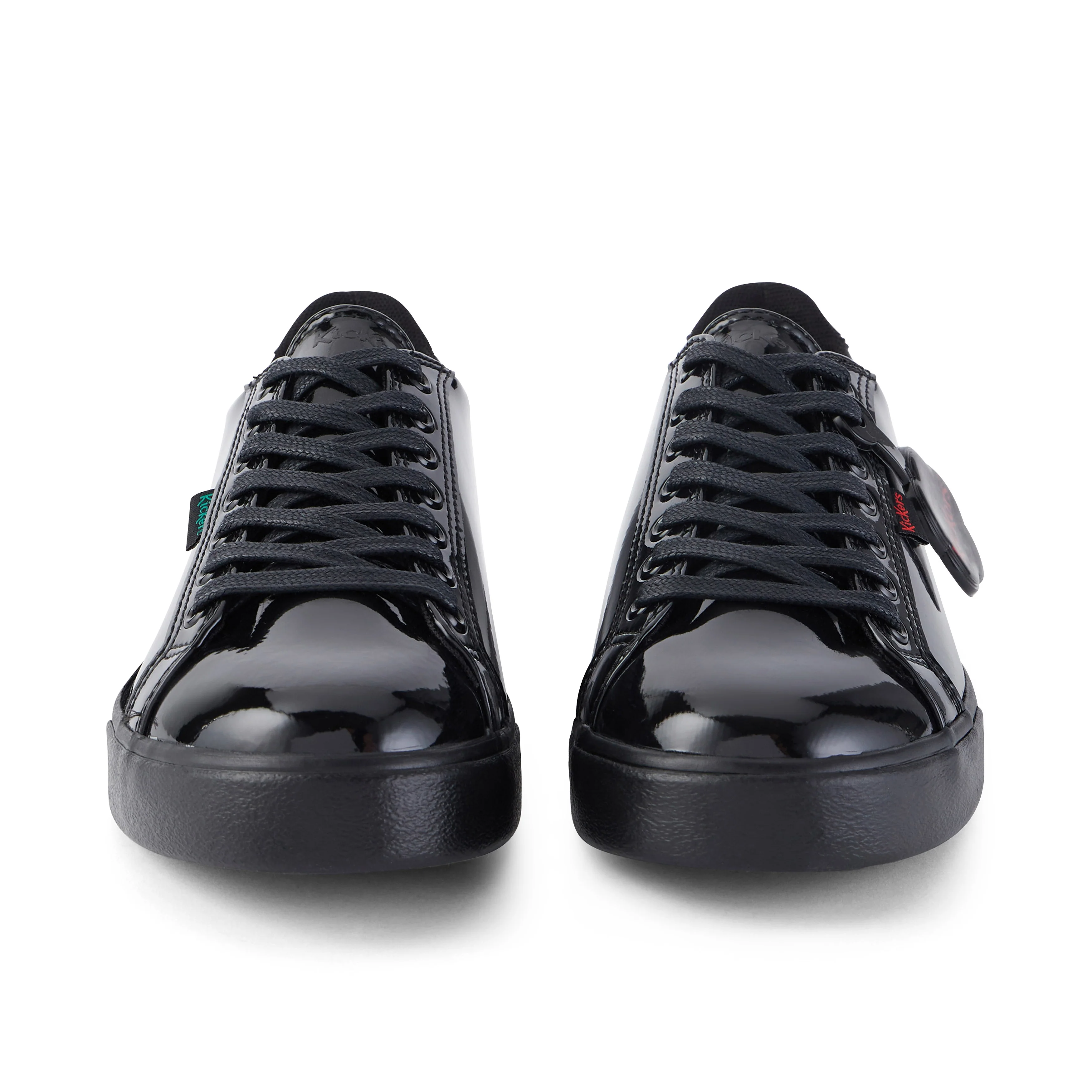 Youth Womens Tovni Lacer Patent Leather Black - Image 2
