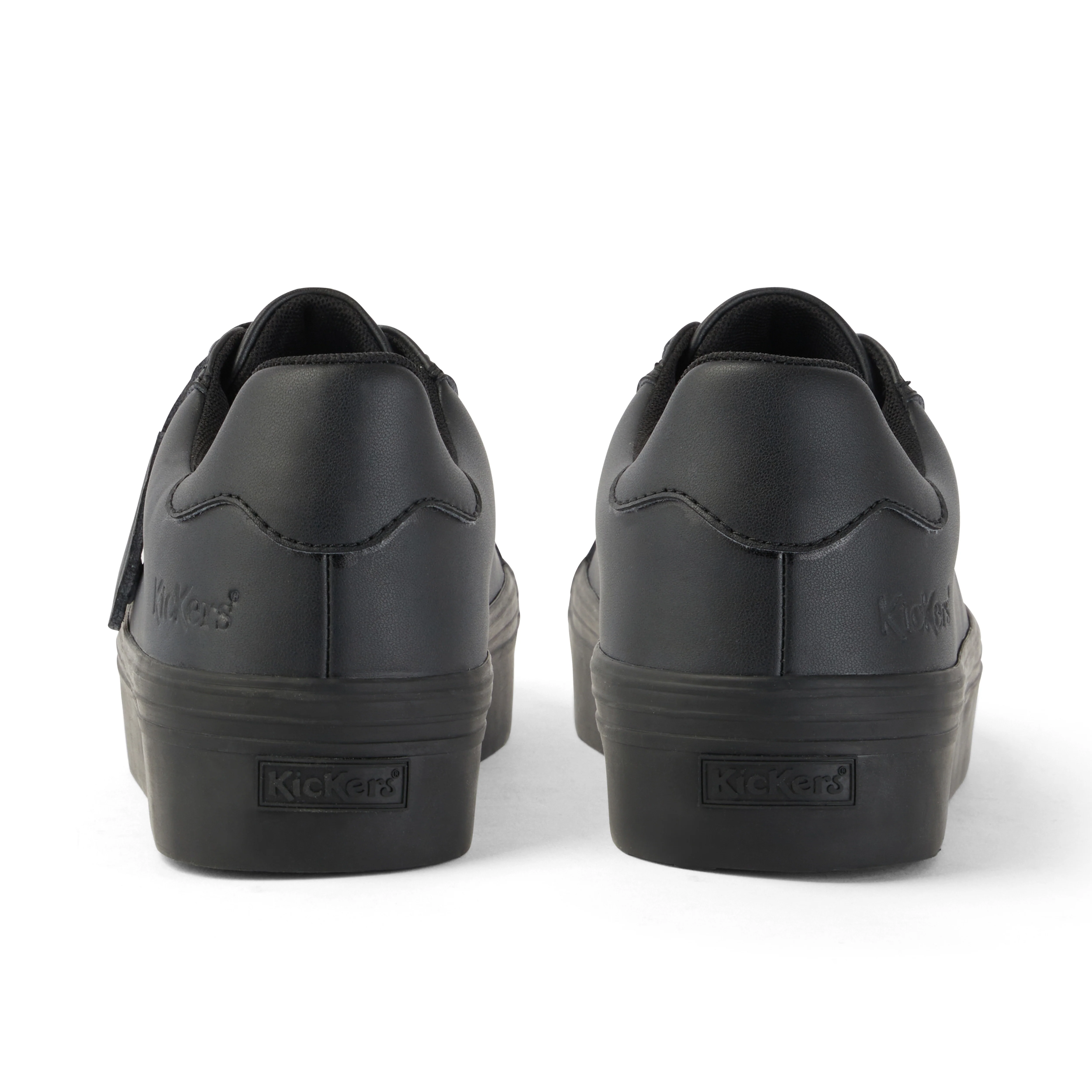 Youth Womens Tovni Stack Leather Alternative Black - Image 5